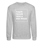 Sage And Hood Crewneck Sweatshirt - heather gray
