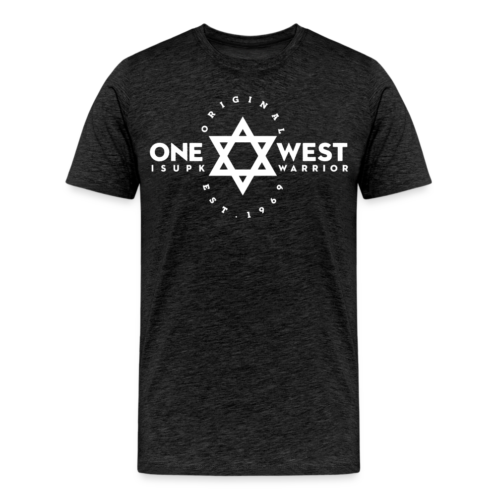 One West Warrior Premium T-Shirt - charcoal grey