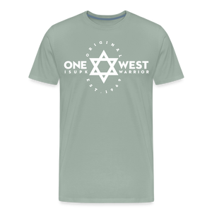 One West Warrior Premium T-Shirt - steel green