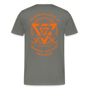 Burning Ambition (Alt) Premium T-Shirt - asphalt gray