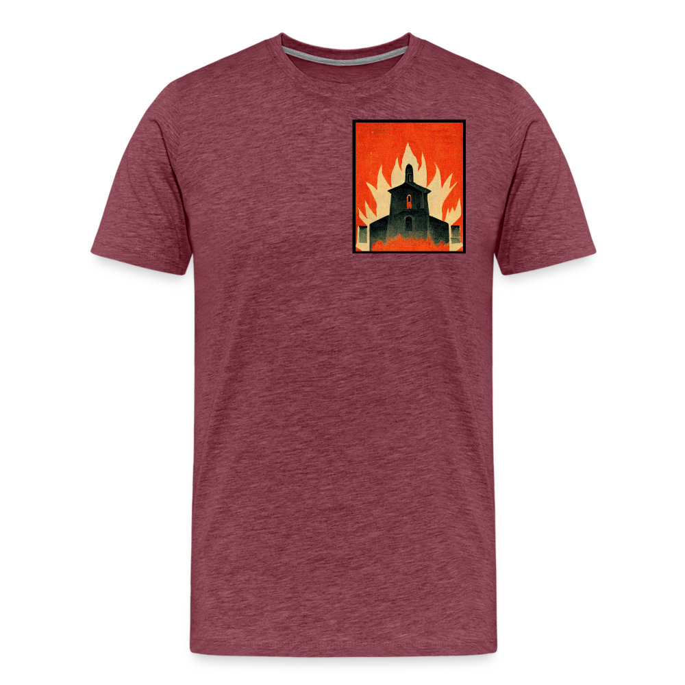 Burning Ambition (Alt) Premium T-Shirt - heather burgundy