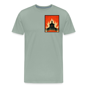Burning Ambition (Alt) Premium T-Shirt - steel green