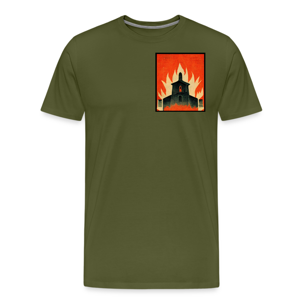 Burning Ambition (Alt) Premium T-Shirt - olive green