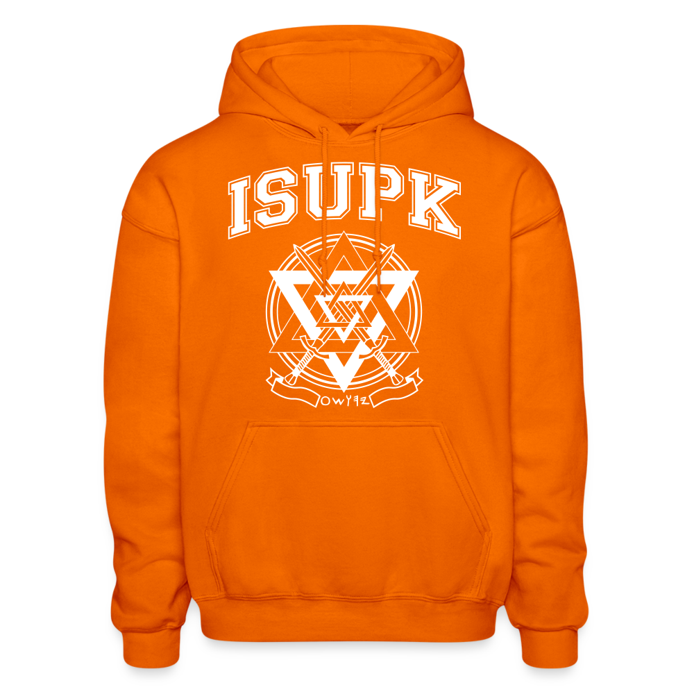 ISUPK Velvet Varsity Hoodie - orange
