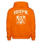 ISUPK Velvet Varsity Hoodie - orange