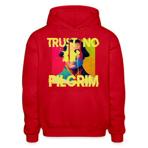 Trust No Pilgrim (Alt) Heavy Blend Hoodie - red