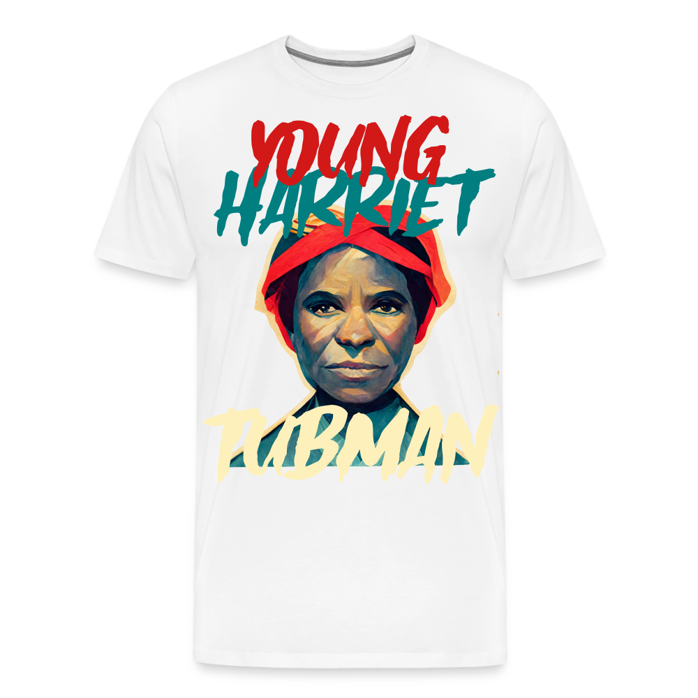 Young Harriet Tubman Premium T-Shirt - white