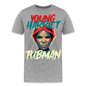 Young Harriet Tubman Premium T-Shirt - heather gray