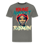 Young Harriet Tubman Premium T-Shirt - asphalt gray
