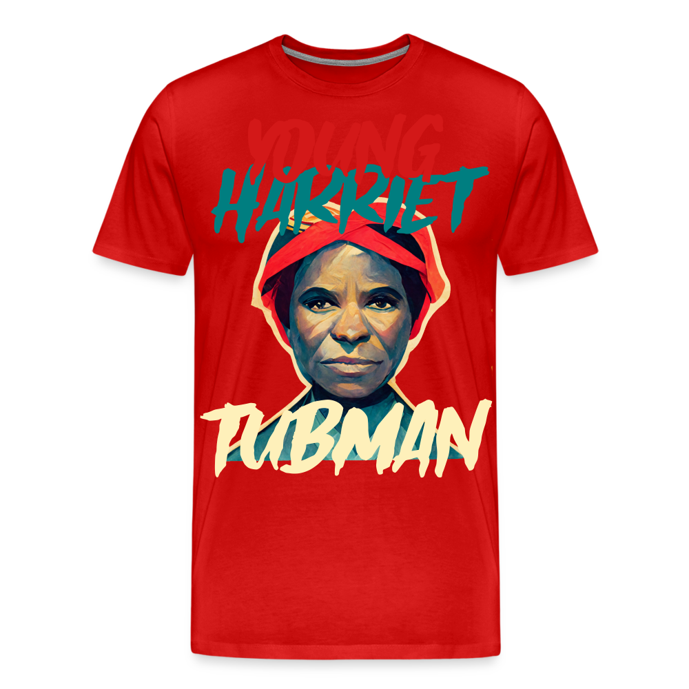 Young Harriet Tubman Premium T-Shirt - red