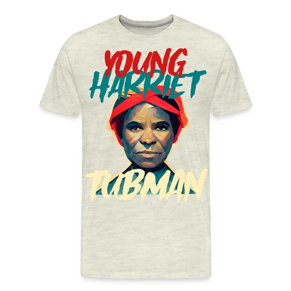 Young Harriet Tubman Premium T-Shirt - heather oatmeal