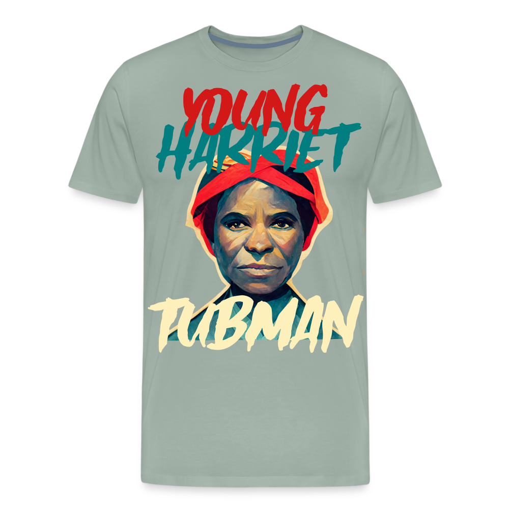 Young Harriet Tubman Premium T-Shirt - steel green