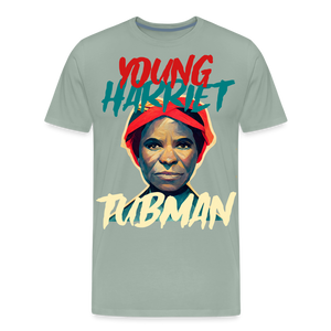 Young Harriet Tubman Premium T-Shirt - steel green