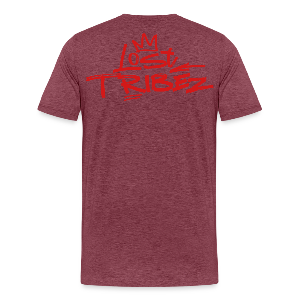 Black Viv Premium T-Shirt - heather burgundy