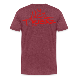 Black Viv Premium T-Shirt - heather burgundy