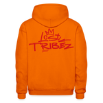 Black Viv Heavy Blend Adult Hoodie - orange