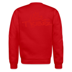 Black Viv Crewneck Sweatshirt - red