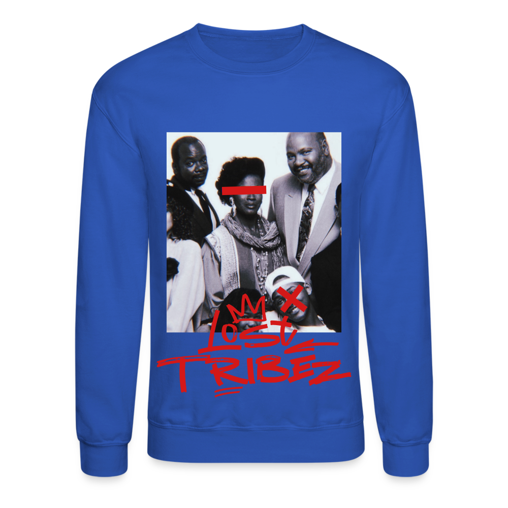 Black Viv (alt) Crewneck Sweatshirt - royal blue
