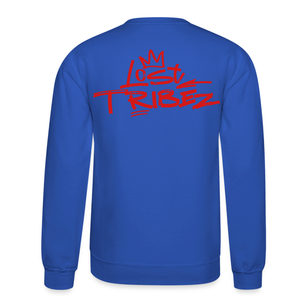 Black Viv (alt) Crewneck Sweatshirt - royal blue