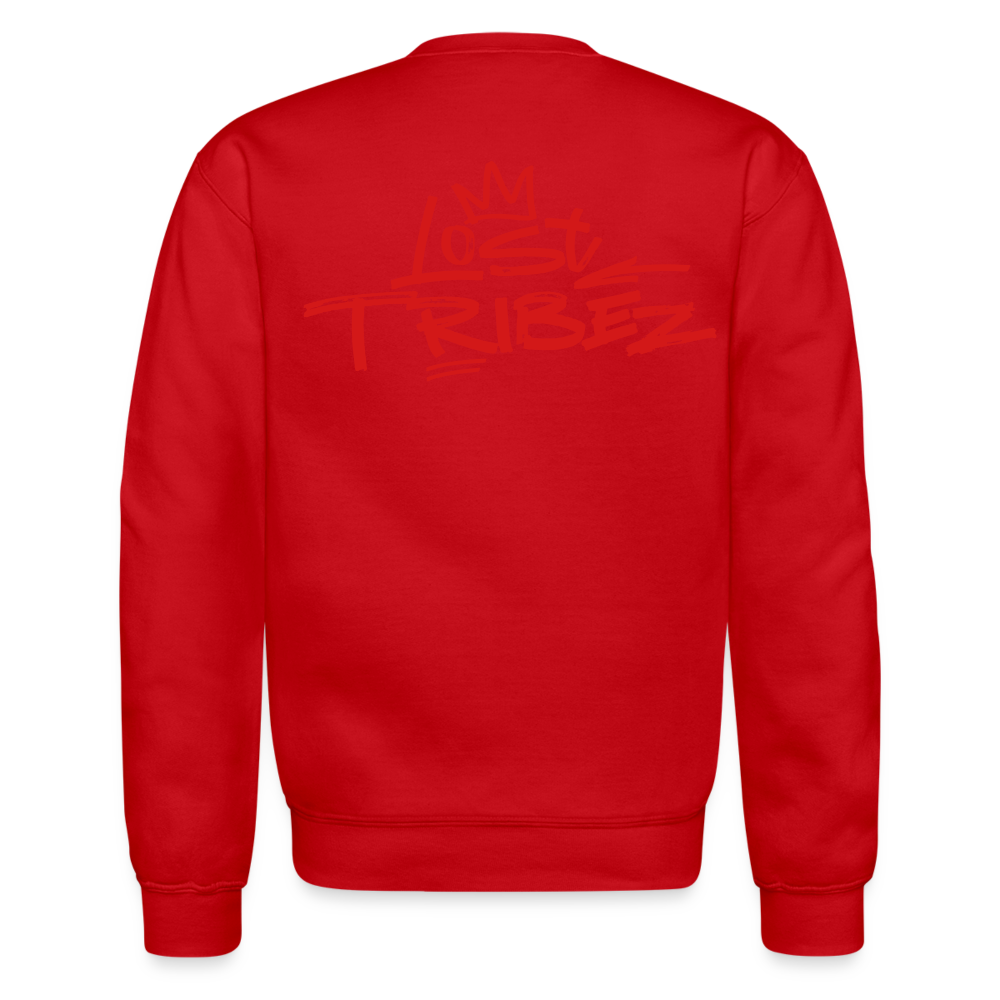 Black Viv (alt) Crewneck Sweatshirt - red