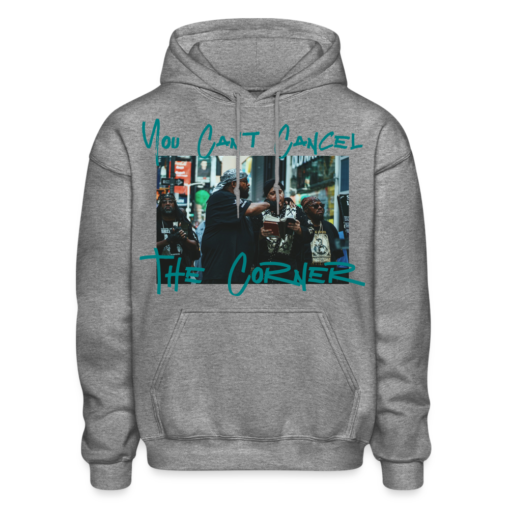 You Can't Cancel the Corner Heavy Blend Adult Hoodie - graphite heather