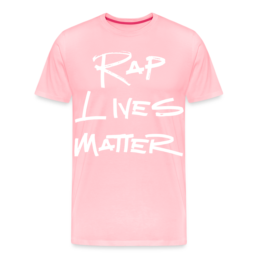 Rap Lives Matter Premium T-Shirt - pink