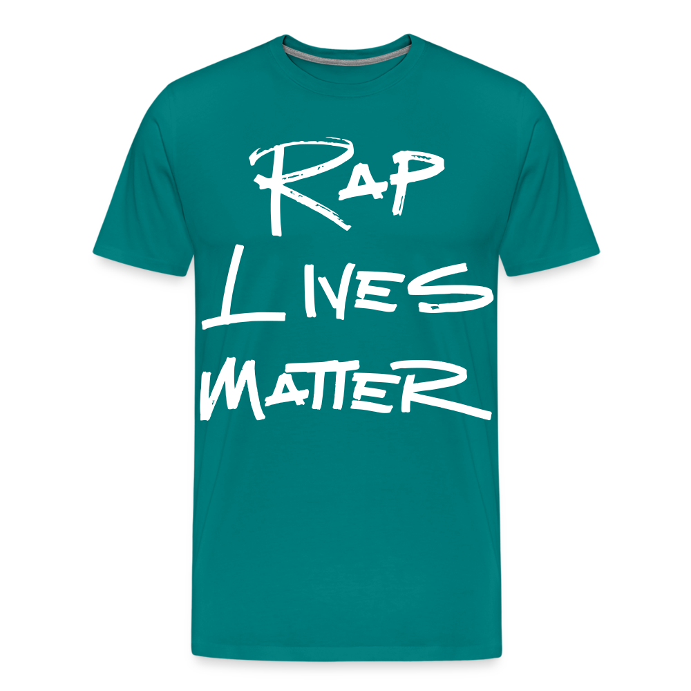 Rap Lives Matter Premium T-Shirt - teal