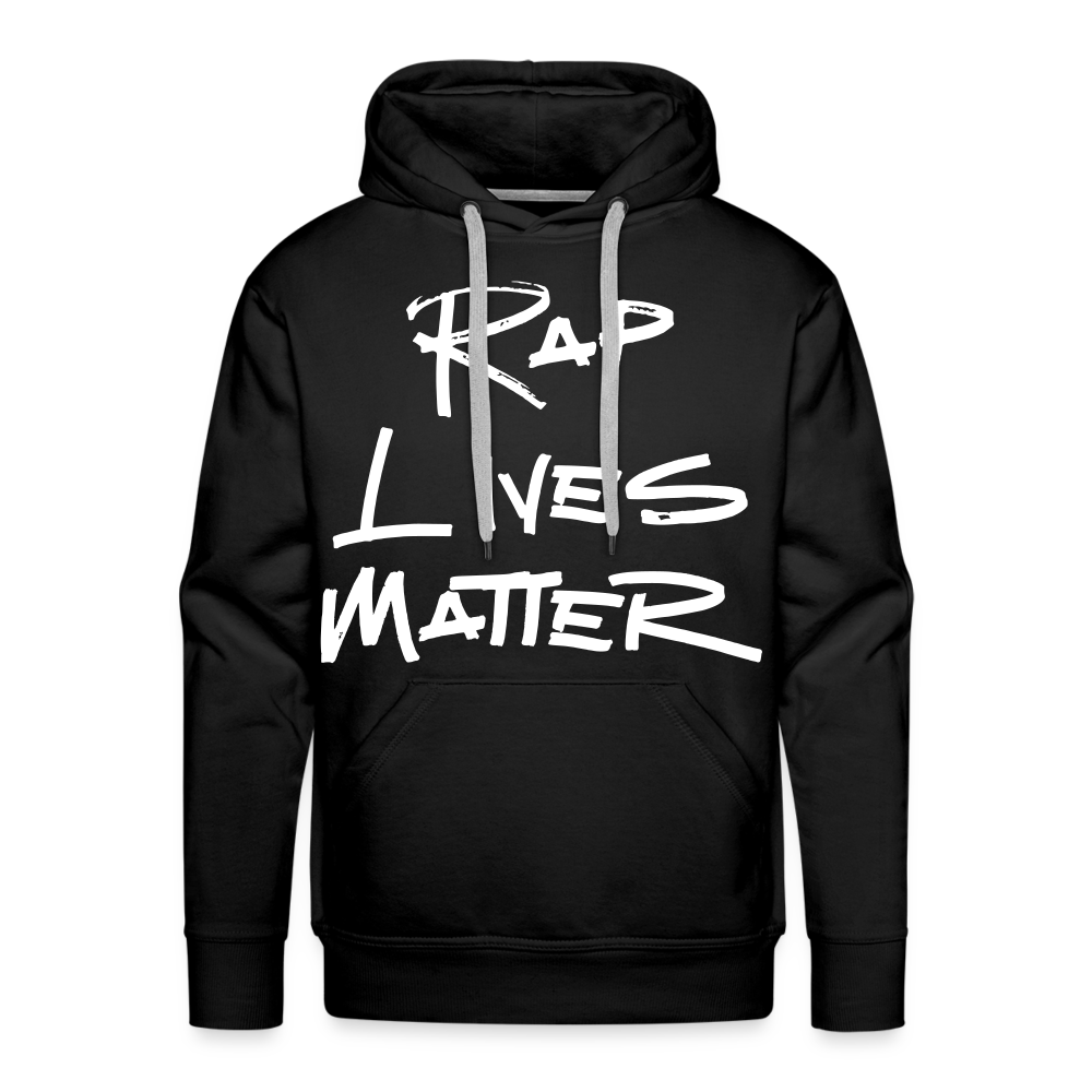 Rap Lives Matter Premium Hoodie - black