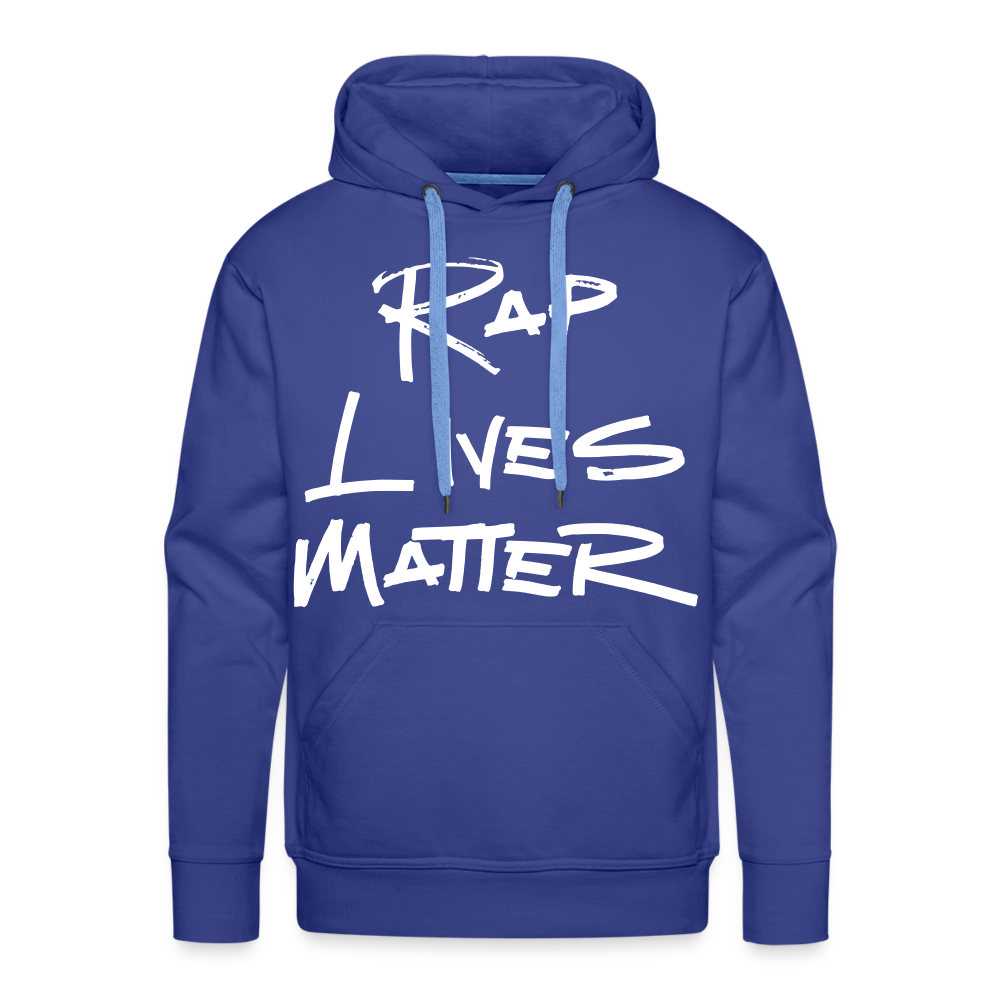 Rap Lives Matter Premium Hoodie - royal blue