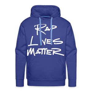 Rap Lives Matter Premium Hoodie - royal blue