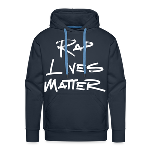 Rap Lives Matter Premium Hoodie - navy