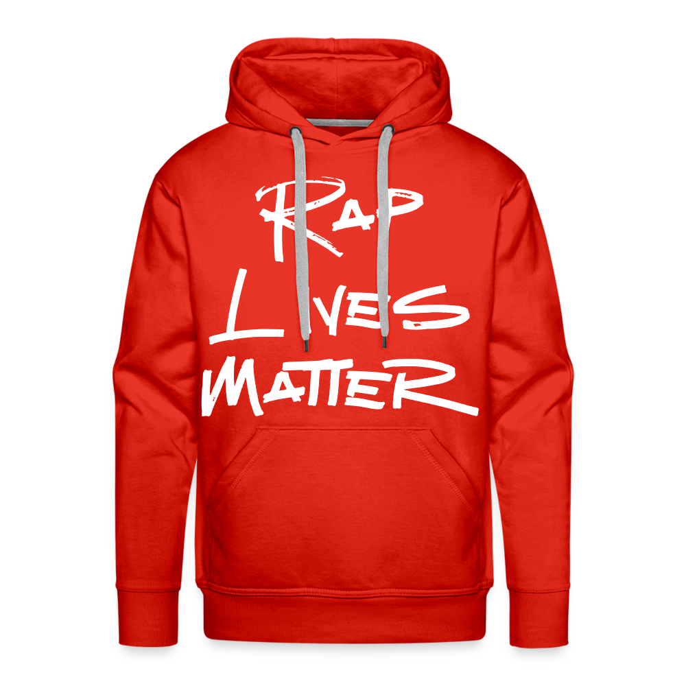 Rap Lives Matter Premium Hoodie - red