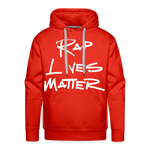 Rap Lives Matter Premium Hoodie - red
